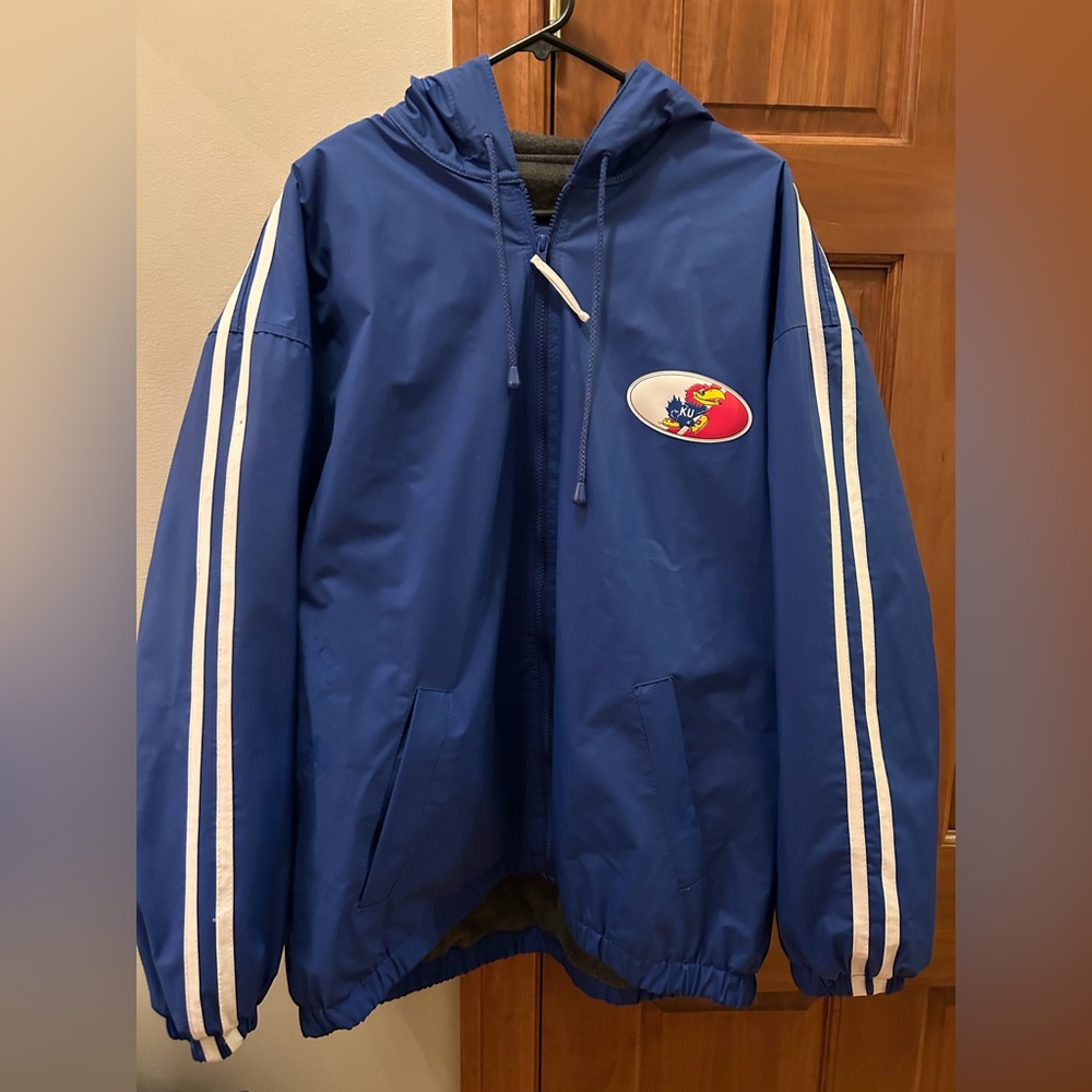 Kansas university waterproof coat XL